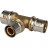 Тройник переходной 32х26х26 для металлопластиковых труб, прессовой STOUT SFP-0005-322626