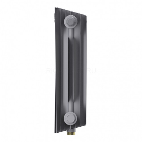 Радиатор биметаллический Royal Thermo PianoForte 300 Silver Satin 8 секций, нижнее подключение VDR80