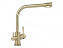 Смеситель для кухни Merkur Bronze с подачей фильтрованной воды KAISER 26044-3