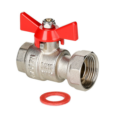 Кран шаровой VALTEC 3/4" × 1" ВР/ВР, с накидной гайкой (VT.241.N.0506)