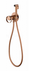 Смеситель с гигиеническим душем GANZER GZ19157-R, скрытый монтаж, розовое золото