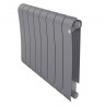 Радиатор биметаллический Royal Thermo Infinity 500 Silver Satin 8 секций, боковое подключение