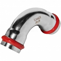 Угольник ROMMER 90° ВПр 28 мм из нержавеющей стали, RSS-0003-000028