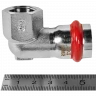 Угольник-переходник ROMMER ВР 22 мм x 1/2" из нержавеющей стали, RSS-0009-002212