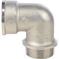Угольник с упором STOUT НВ 1 1/2", никелированный, SFT-0016-000112
