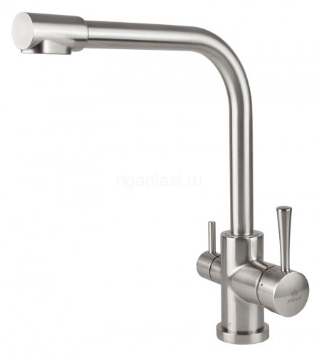Смеситель для кухни Merkur Silver с подачей фильтрованной воды KAISER 26044-5