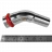 Угольник однораструбный ROMMER 45° НПр 18 мм из нержавеющей стали, RSS-0004-000018
