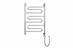 Электрический полотенцесушитель «W», полимерное - черный матовый, w5 (1" - 1/2) 60/50