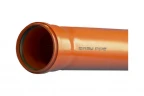 Труба канализационная Политэк EASY PIPE 110х2000 мм, рыжая