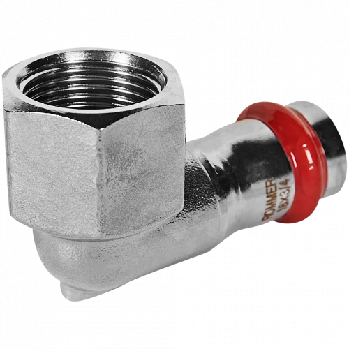 Угольник-переходник ROMMER ВР 18 мм x 3/4" из нержавеющей стали, RSS-0009-001834