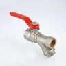 Кран шаровой VALTEC COMBI 1/2" ВР/ВР, с фильтром, рычаг (VT.292.N.04)