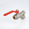Кран шаровой VALTEC COMBI 1/2" ВР/ВР, с фильтром, рычаг (VT.292.N.04)