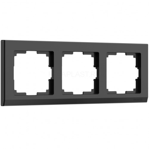 Рамка на 3 поста Werkel Stark (черный) W0031808