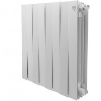 Радиатор биметаллический Royal Thermo PianoForte 500 Bianco Traffico 8 секций, боковое подключение