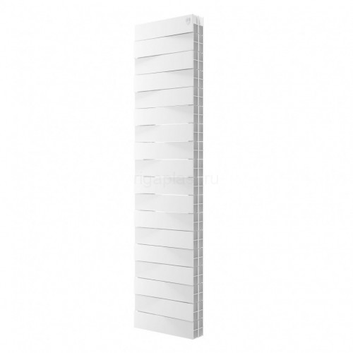 Радиатор биметаллический Royal Thermo PianoForte Tower 300 Bianco Traffico 18 секций, боковое подключение