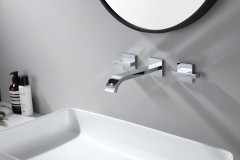 Смеситель для раковины GANZER GZ01144, скрытый монтаж, хром