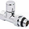 Клапан радиаторный запорный прямой Zeissler 1/2", ZSv.214.02CP, хром