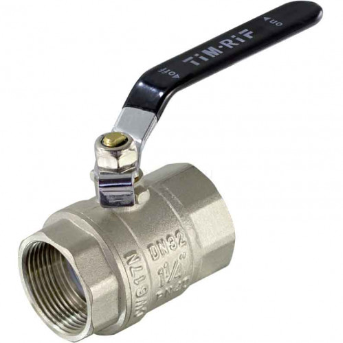Кран шаровой ВВ 1 1/4", ручка TIM DE1210X