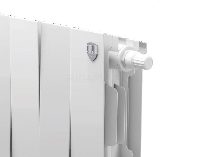 Радиатор биметаллический Royal Thermo PianoForte 200 Bianco Traffico 12 секций, нижнее подключение VDR