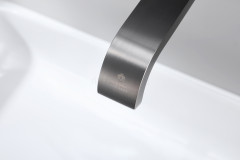 Смеситель для раковины GANZER GZ01144-Q, скрытый монтаж, графит