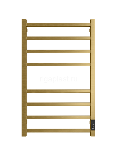Полотенцесушитель электрический ДВИН L plaza neo 80/50, золотой матовый, с диммером, арт. 4657795055034