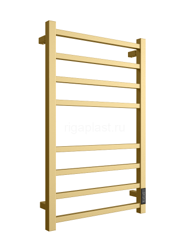 Полотенцесушитель электрический ДВИН L plaza neo 80/50, золотой матовый, с диммером, арт. 4657795055034