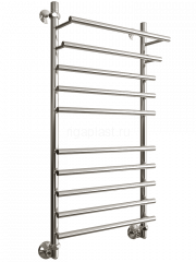 Полотенцесушитель водяной ДВИН F Primo 100/50, полированный, с полкой, арт. 4627086005574