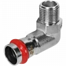 Угольник-переходник ROMMER НР 18 мм x 1/2" из нержавеющей стали, RSS-0010-001812