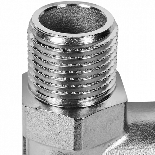 Угольник-переходник ROMMER НР 18 мм x 1/2" из нержавеющей стали, RSS-0010-001812