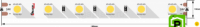Лента светодиодная LUX, 5050, 60 LED/м, 14,4 Вт/м, 24В, IP33, Холодный белый (6000K)