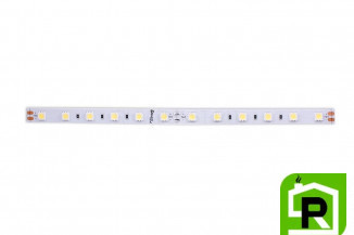 Лента светодиодная LUX, 5050, 60 LED/м, 14,4 Вт/м, 24В, IP33, Холодный белый (6000K)