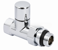 Клапан радиаторный ручной прямой Zeissler 1/2", ZSv.212.02CP, хром