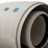 Элемент дымохода конденсационное колено 90° 60/100 м/п PP-FE (совместимый с Baхi и Viessmann) STOUT