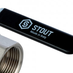 Кран шаровой полнопроходной STOUT 1 1/4", ВР/НР, ручка «рычаг», SVB-0003-000032