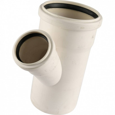 Тройник канализационный RAUPIANO 90/50/45° REHAU