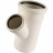 Тройник канализационный RAUPIANO 90/50/45° REHAU