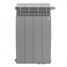 Радиатор биметаллический Royal Thermo BiLiner Silver Satin 500 4 секции, нижнее подключение VR80