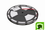 Термолента светодиодная SMD 2835, 180 LED/м, 12 Вт/м, 24В , IP68, Цвет: Зеленый