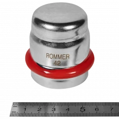 Заглушка ROMMER 42 мм из нержавеющей стали, RSS-0025-000042