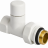 Клапан радиаторный ручной прямой Zeissler 1/2", ZSv.212.02W, белый