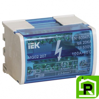 Шина в корпусе 2х7 (кросс-модуль) Tekfor SNK-2-2-07