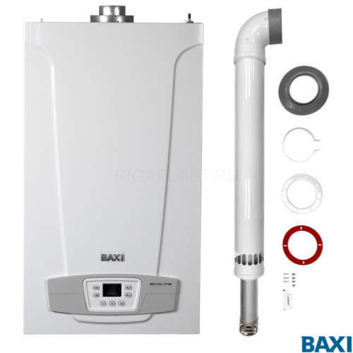 Настенный газовый котел Baxi ECO Life 24F + Комплект дымохода