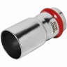 Муфта переходная ВПр-НПр 35х28 из стали нержавеющей, прессовой ROMMER