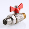 Кран шаровой VALTEC BASE с полусгоном и наружной резьбой 1/2" VT.226.N.04