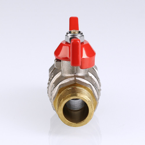Кран шаровой VALTEC BASE с полусгоном и наружной резьбой 1/2" VT.226.N.04
