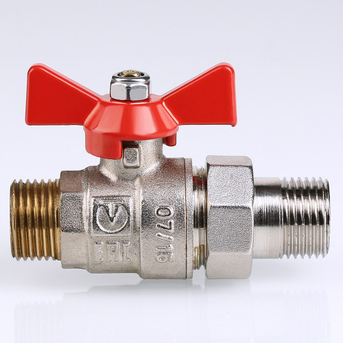 Кран шаровой VALTEC BASE с полусгоном и наружной резьбой 1/2" VT.226.N.04