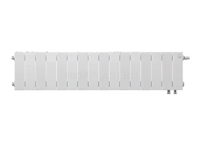 Радиатор биметаллический Royal Thermo PianoForte 200 Bianco Traffico 16 секций, нижнее подключение VDR