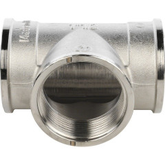 Тройник STOUT ВВ 1 1/2", никелированный, SFT-0020-000112