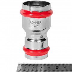 Муфта переходная ROMMER ВПр 35 x 28 мм из нержавеющей стали, RSS-1018-003528