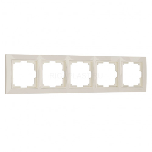 Рамка на 5 постов Werkel Snabb basic (слоновая кость) W0052003